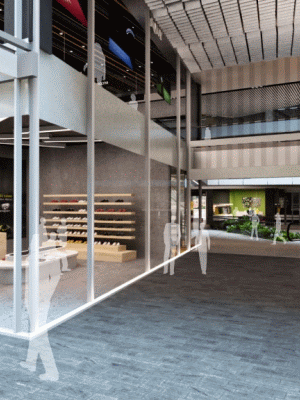Central: Is set to open its doors to shoppers in April 2013.